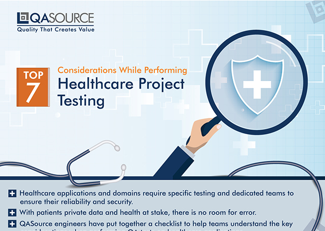 Top 7 Considerations While Performing Healthcare Project Testing (Infographic)